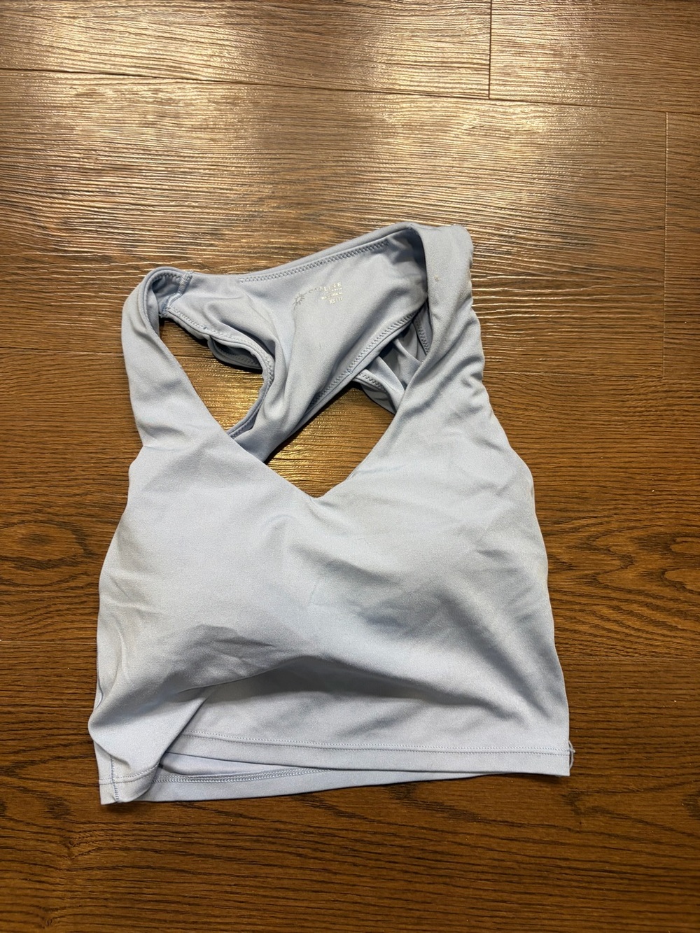 Aerie Light Blue Racerback Sports Bra